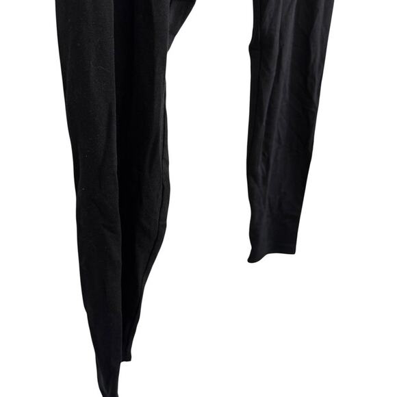 Eileen Fisher Petite High Waisted Ankle Legging Black Pants Soft Knit NWT sz P L - Picture 2 of 16